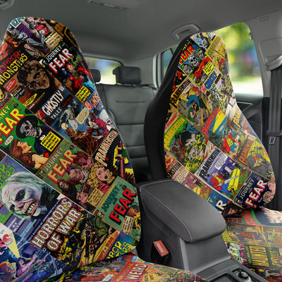 Classic Horror Comic Book | Car Seat Cover