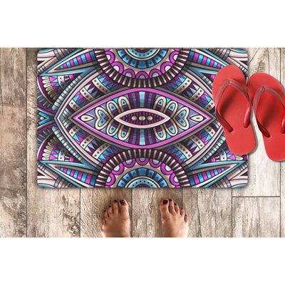 Rosy Brown Hippie Mat 3 | Doormat
