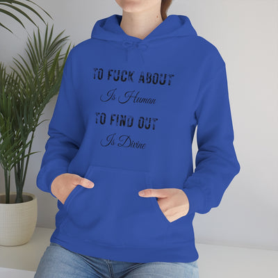 Dark Slate Blue To Fuck About | Hoodie