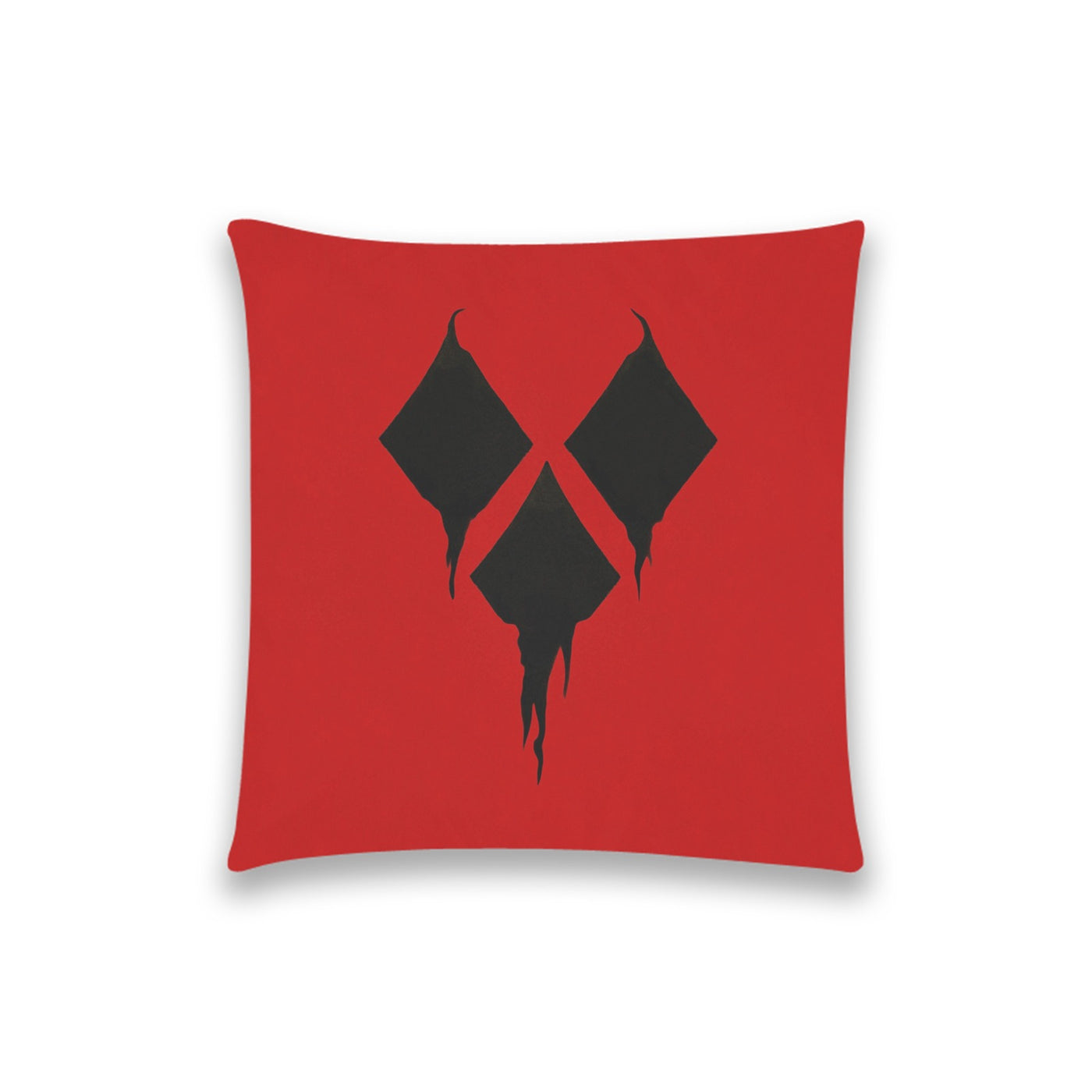 Firebrick Harlequin Red & Black | Pillow Case