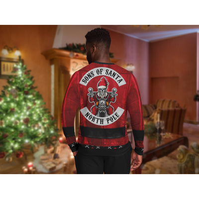 Saddle Brown Sons of Santa | Ugly Xmas Sweater