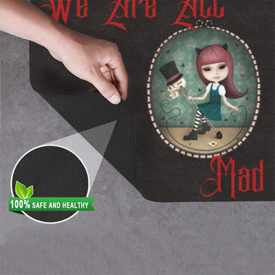 Dim Gray We Are All Mad 2 | Doormat