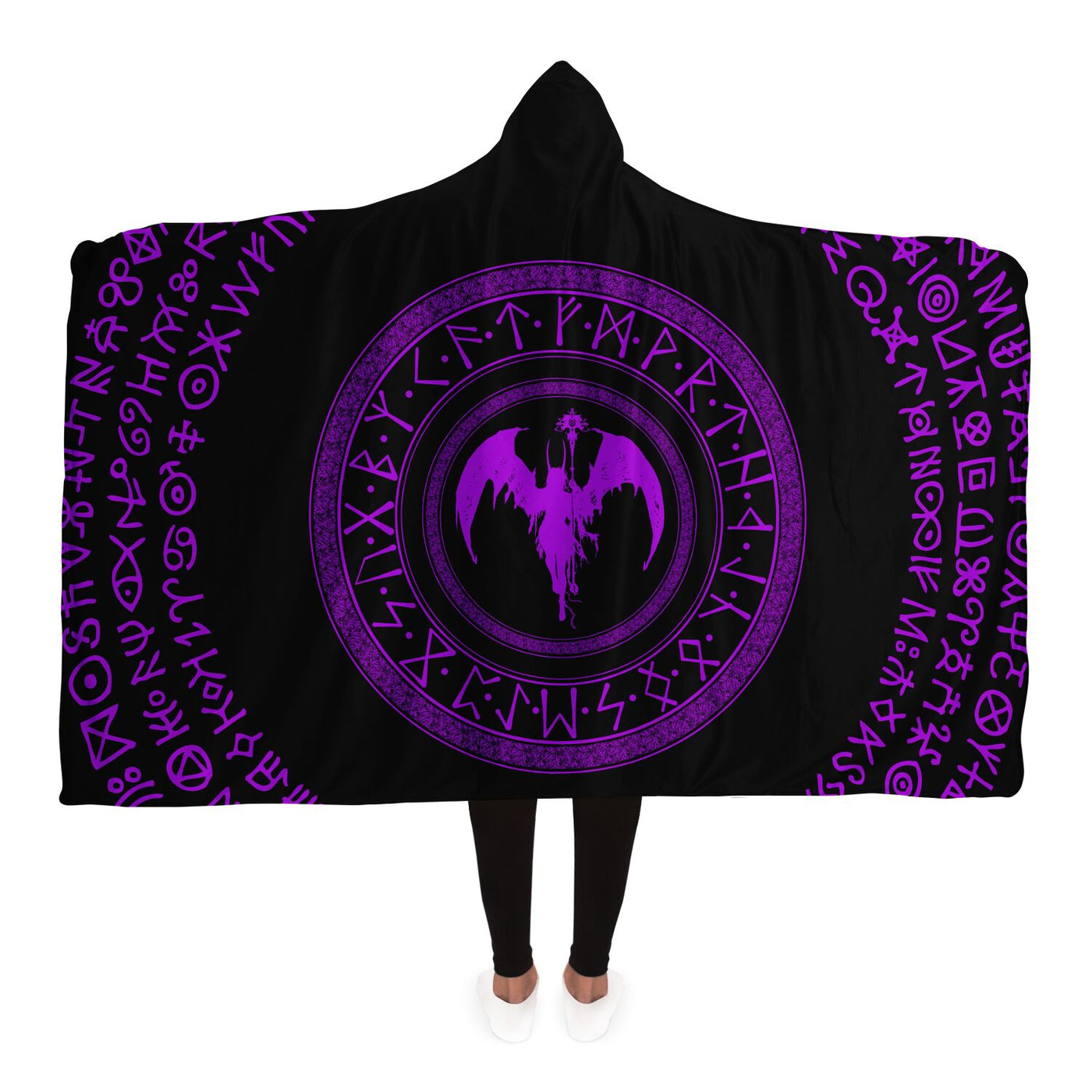 Black witchy 18 Hooded Blanket-Frontside-Design_Template copy