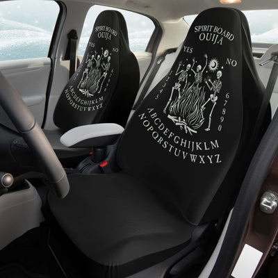 Black Spirit Board Witchy Decor | Car Seat Covers