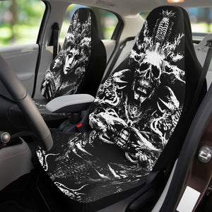 Black King & Queen Of The Underworld | Car Seat Covers