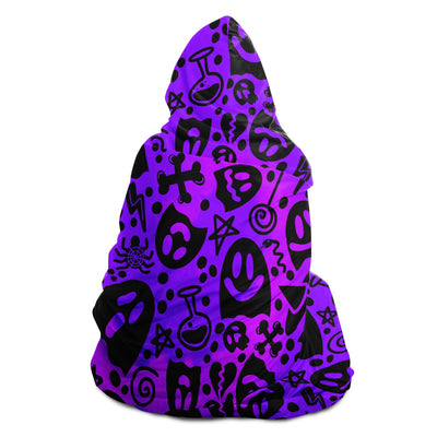 Black withcy 9 Hooded Blanket-Frontside-Design_Template copy