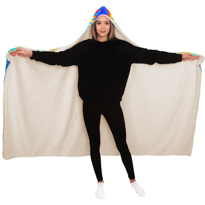 Black hippie 15 Hooded Blanket-Frontside-Design_Template copy