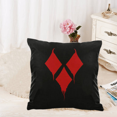 Black Harlequin Black & Red | Pillow Case