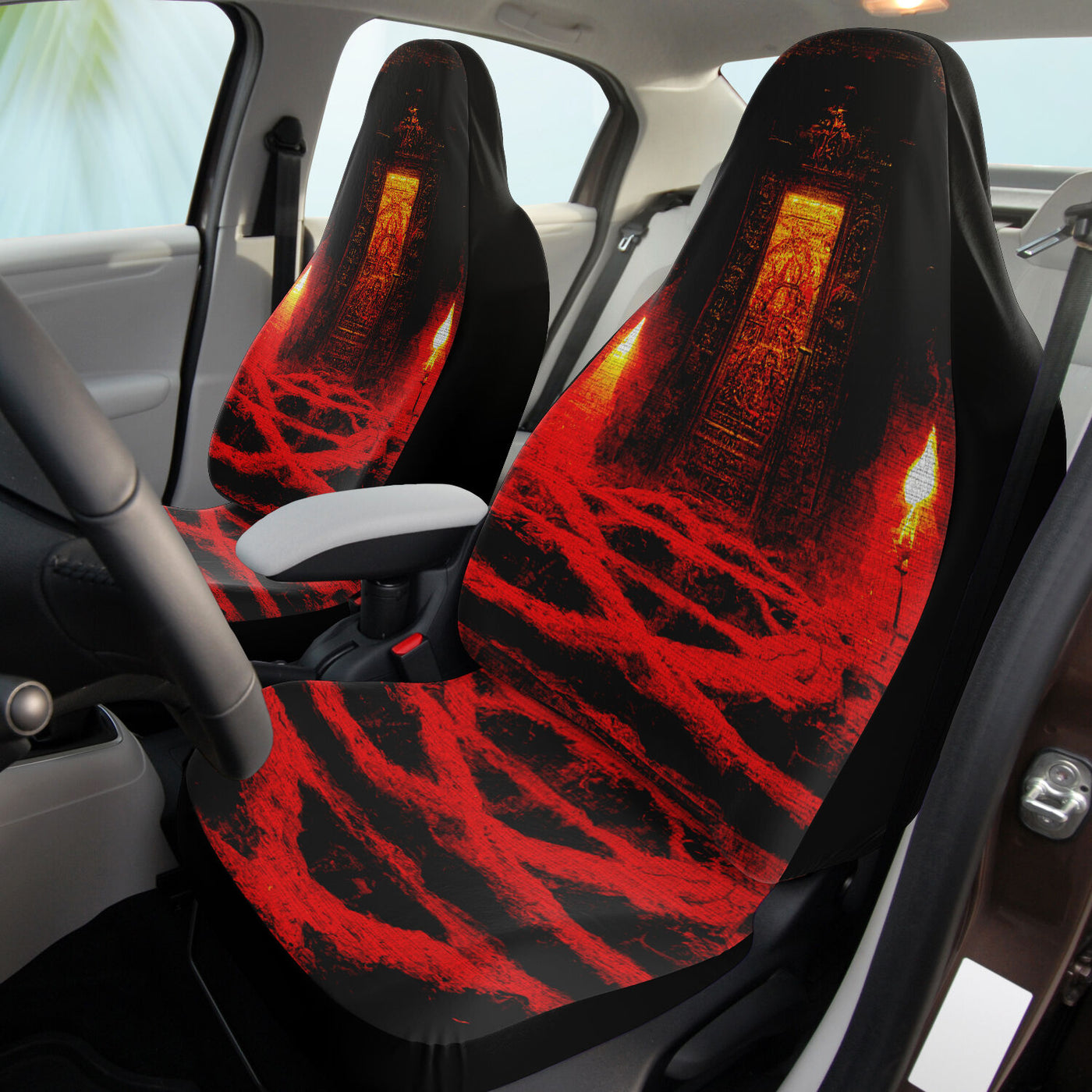 Rosy Brown Gates Of Hell 1 | Car Seat Covers