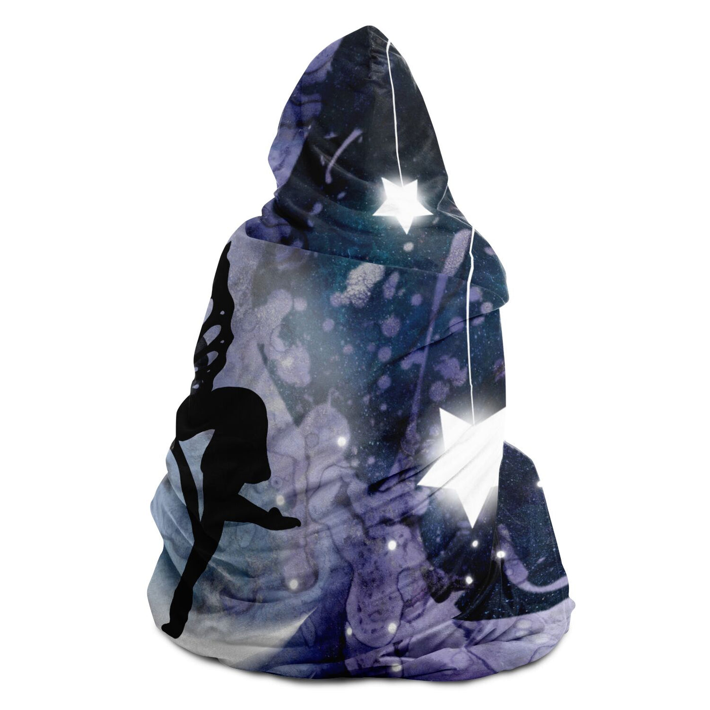 Dim Gray fantasy 3 Hooded Blanket-Frontside-Design_Template copy