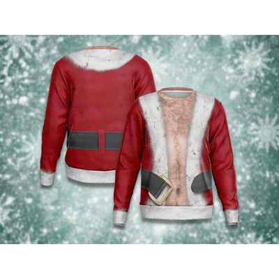 Dark Gray Bad Dirty Santa | Ugly Xmas Sweater