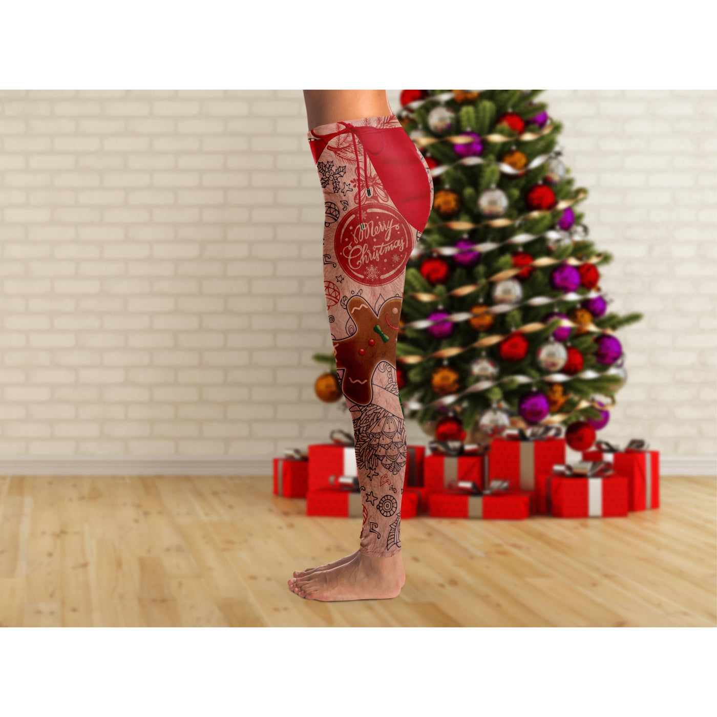 Tan Santa Tattoo | Leggings