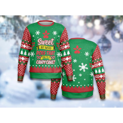 Light Gray Candy Cane | Ugly Xmas Sweater