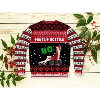 Black Santa's Bottom Ho | Ugly Xmas Sweater