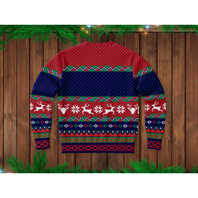 Saddle Brown Wonderful Time For A Beer | Ugly Xmas Sweater