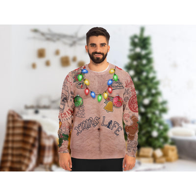 Light Gray Topless | Ugly Xmas Sweater