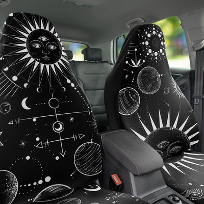 Dark Slate Gray Celestial 8 | Car Seat Covers