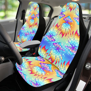 Tan Tie Dye Jelly Fish | Car Seat Covers