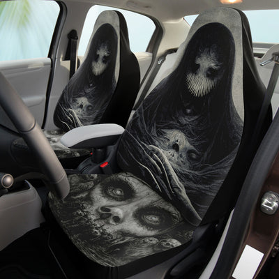 Black Gothic Sinister Demon | Car Seat Covers