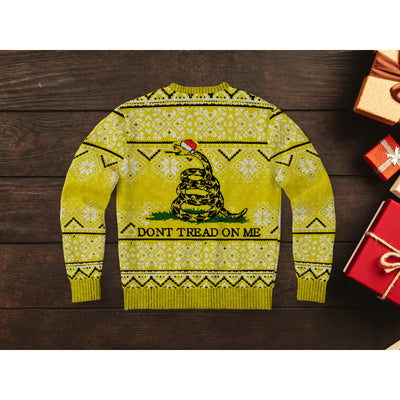 Goldenrod Dont tread on me | Ugly Xmas Sweater