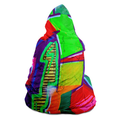 Chocolate graffiti 17 Hooded Blanket-Frontside-Design_Template copy