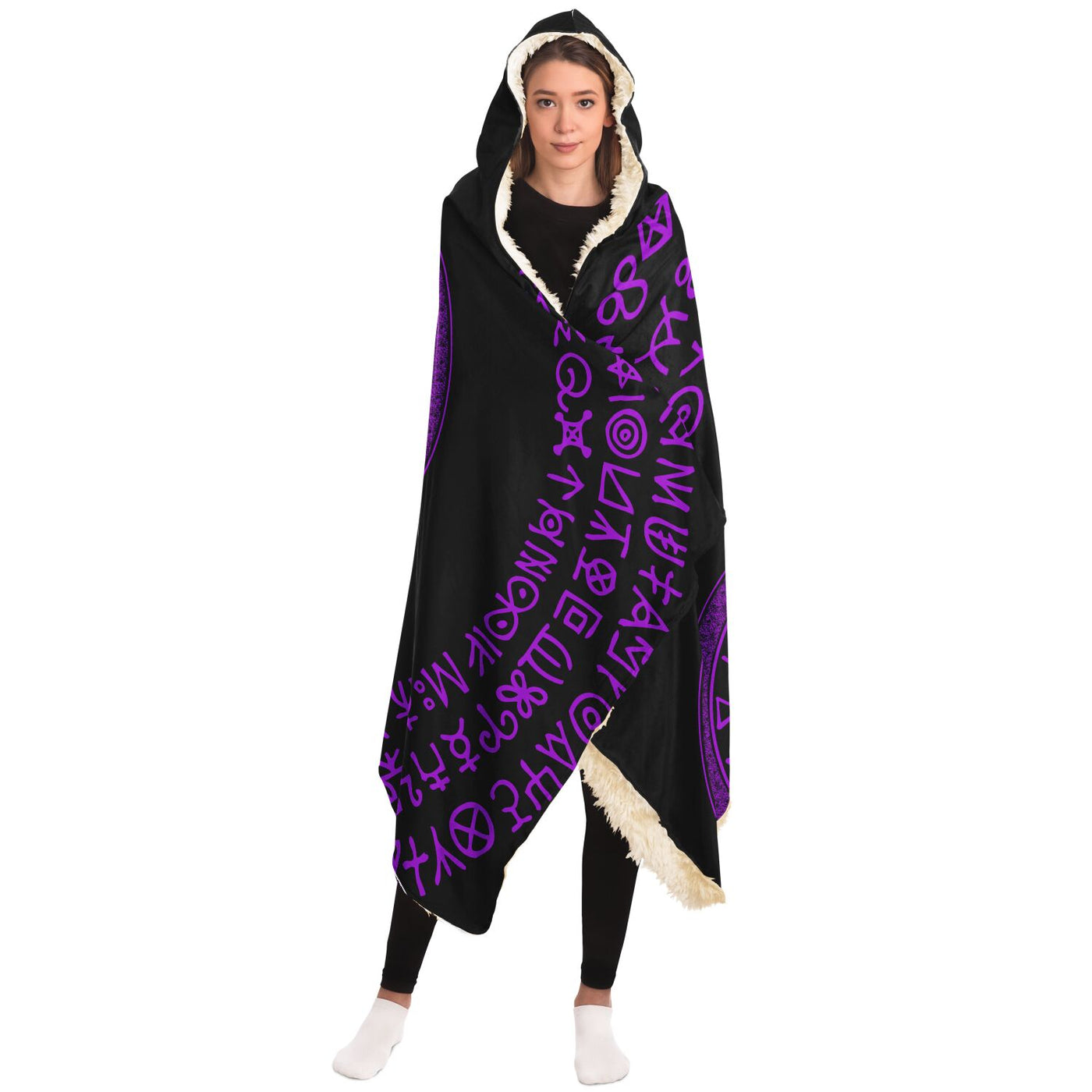 Gray witchy 18 Hooded Blanket-Frontside-Design_Template copy