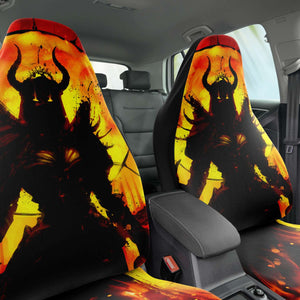 Dark Slate Gray Demon Queen | Car Seat Covers