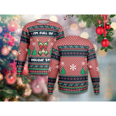 Rosy Brown Holiday Spirit | Ugly Xmas Sweater