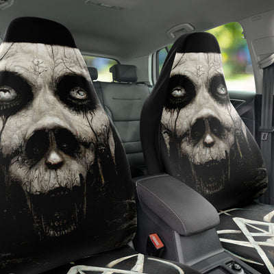 Dark Slate Gray Hells Mouth 2 Horror Art | Car Seat Covers