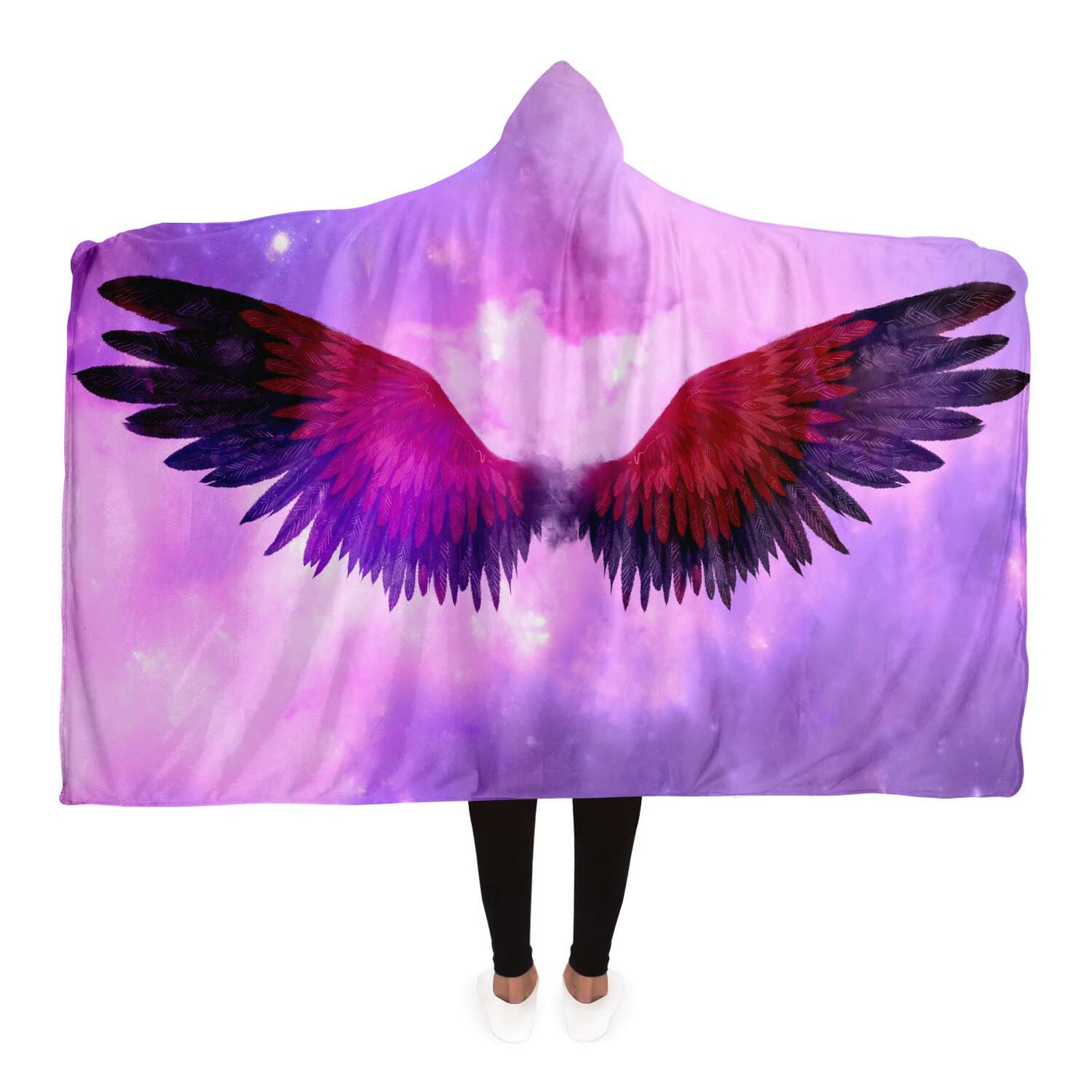 Orchid Angel Wings Rave Outfit | Hooded Blanket