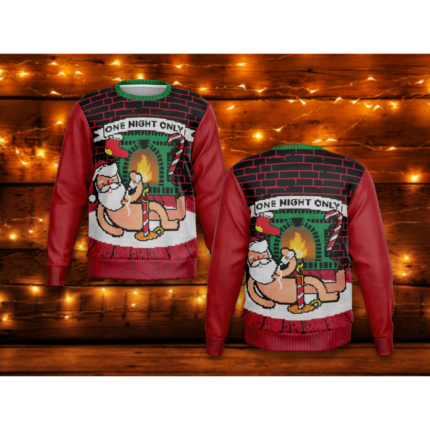 Saddle Brown One Night Only | Ugly Xmas Sweater