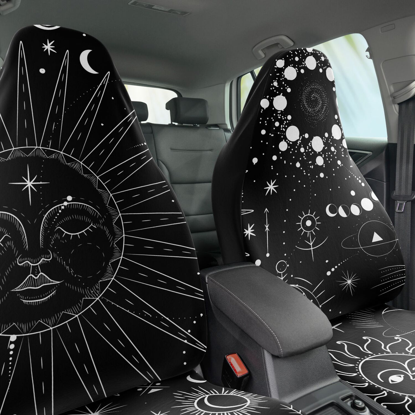 Black Celestial 2 | Car Seat Covers