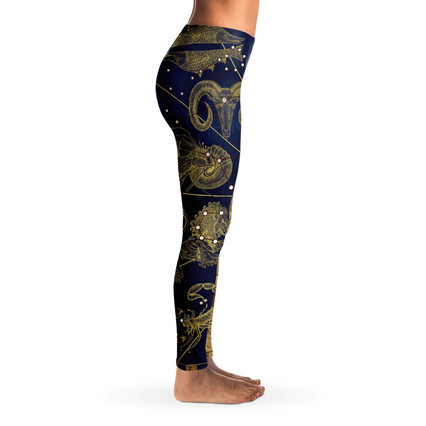 Wheat Astrological Signs Two Tone | Leggings