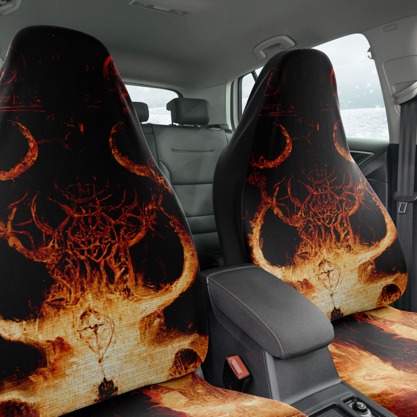 Dark Slate Gray Beyond The Gates Of Hell Gothic | Car Seat Covers