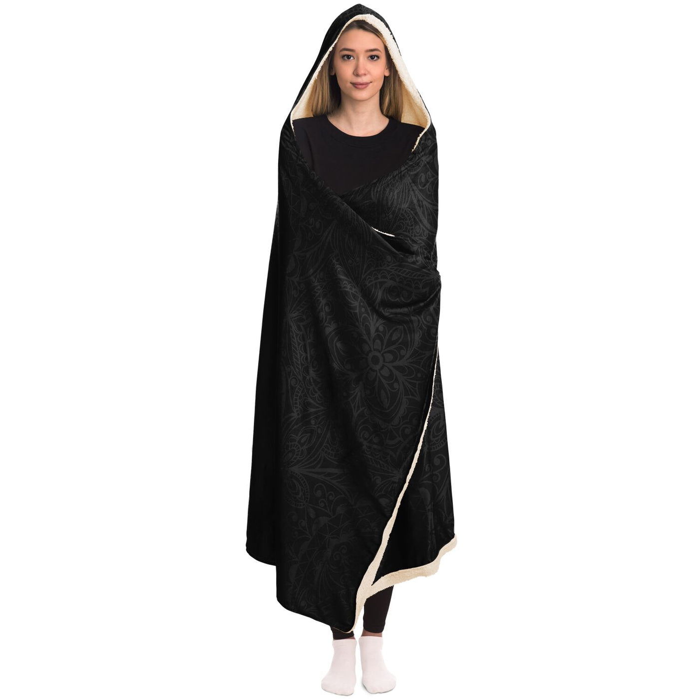 Black witchy 33 Hooded Blanket-Frontside-Design_Template copy