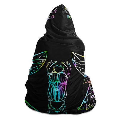 Black egyptian 5 Hooded Blanket-Frontside-Design_Template copy
