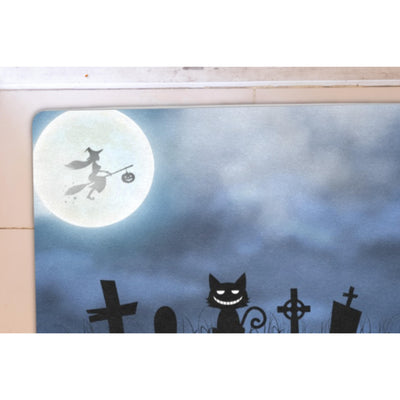 Light Slate Gray Witches Familiar | Doormat