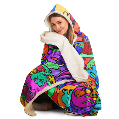 Light Gray hippie 9 Hooded Blanket-Frontside-Design_Template copy