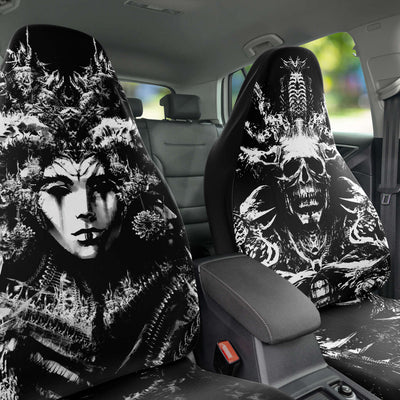 Dark Slate Gray King & Queen Of The Underworld | Car Seat Covers