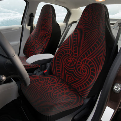 Black Tribal Line Art 10 | Car Seat Covers