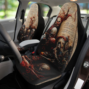 Black Book Of The Dead Horror Art | Car Seat Covers