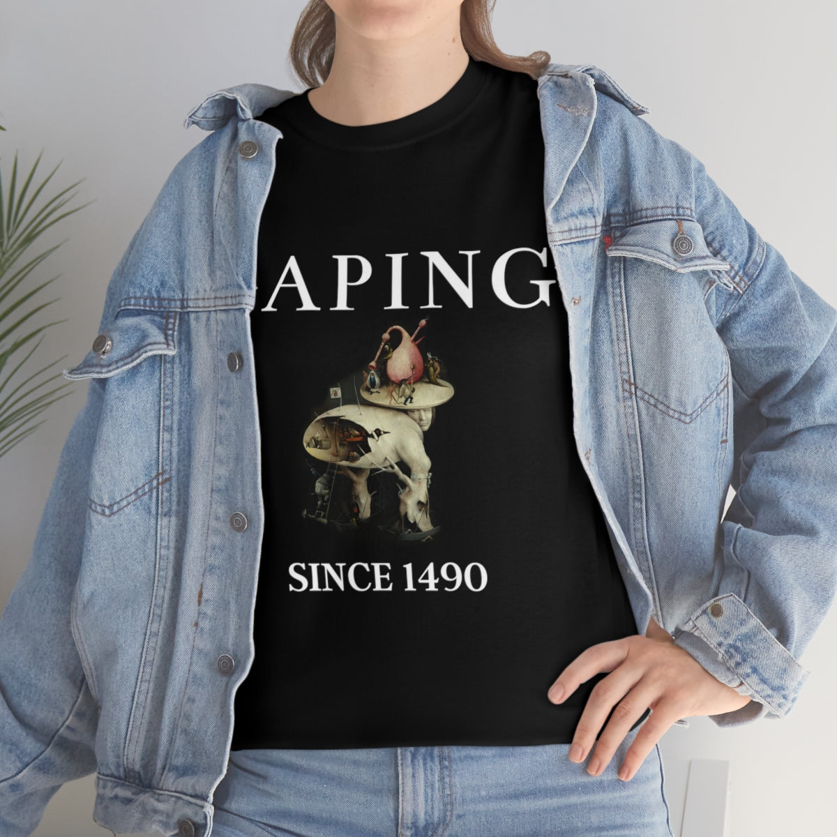 Slate Gray Gaping Since 1490 | T-Shirt