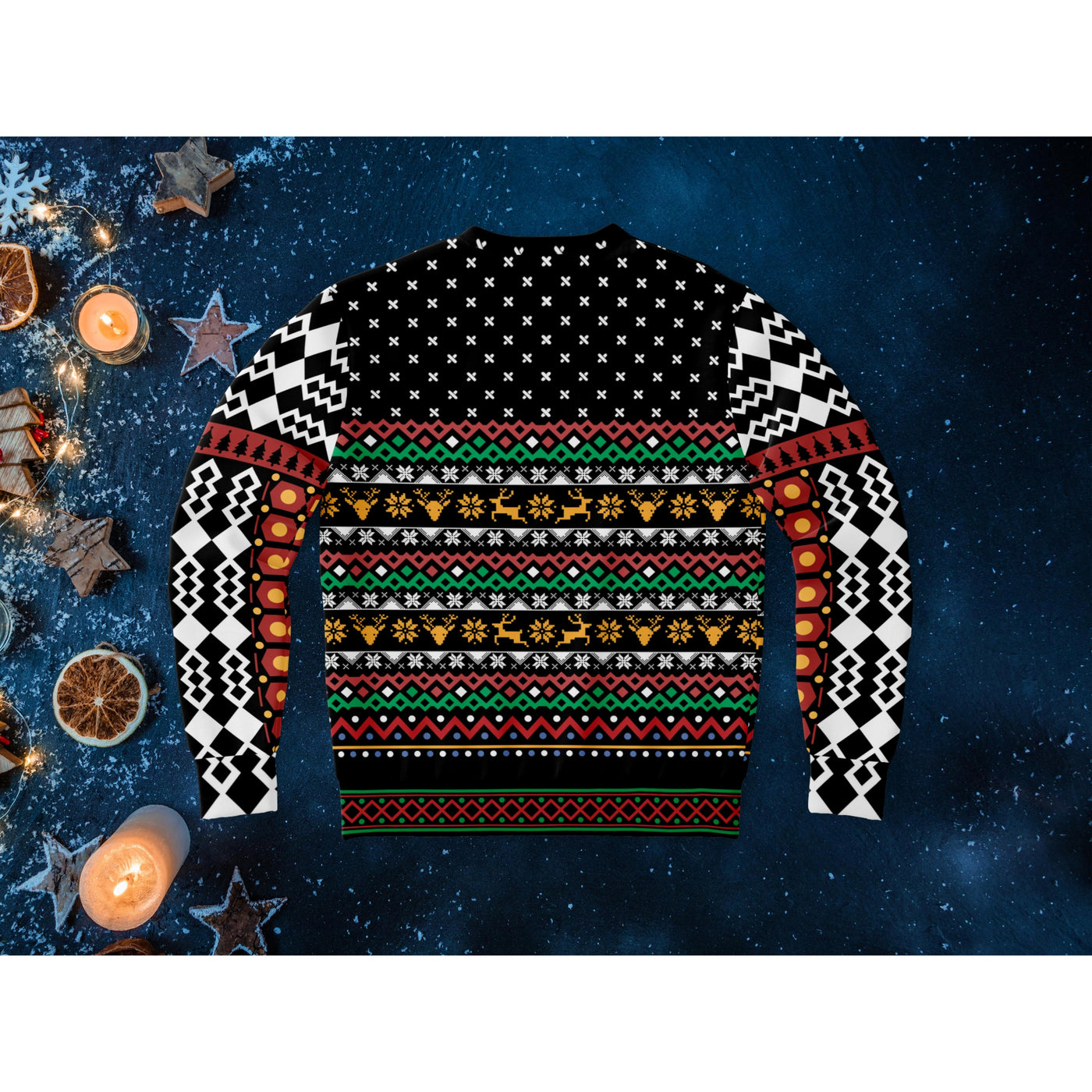 Black Santa Bouncer | Ugly Xmas Sweater