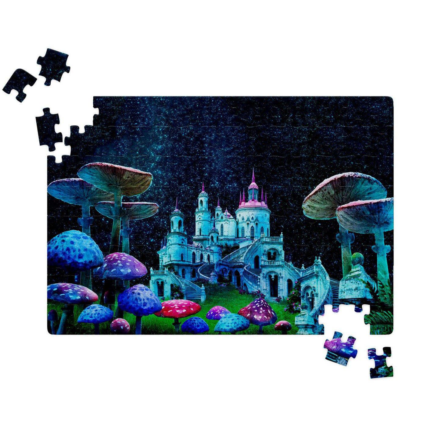 Black Magic Mushroom Castle | Jigsaw Puzzle