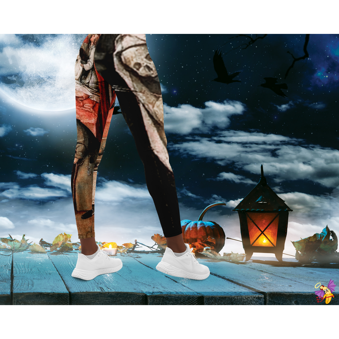 Dark Slate Gray Hieronymus Bosch Death Of The Miser Great For Any Fan Of Bosch | Leggings