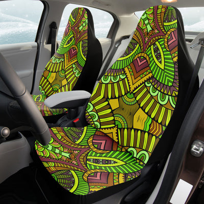 Black Tribal Line Art 5 | Car Seat Covers