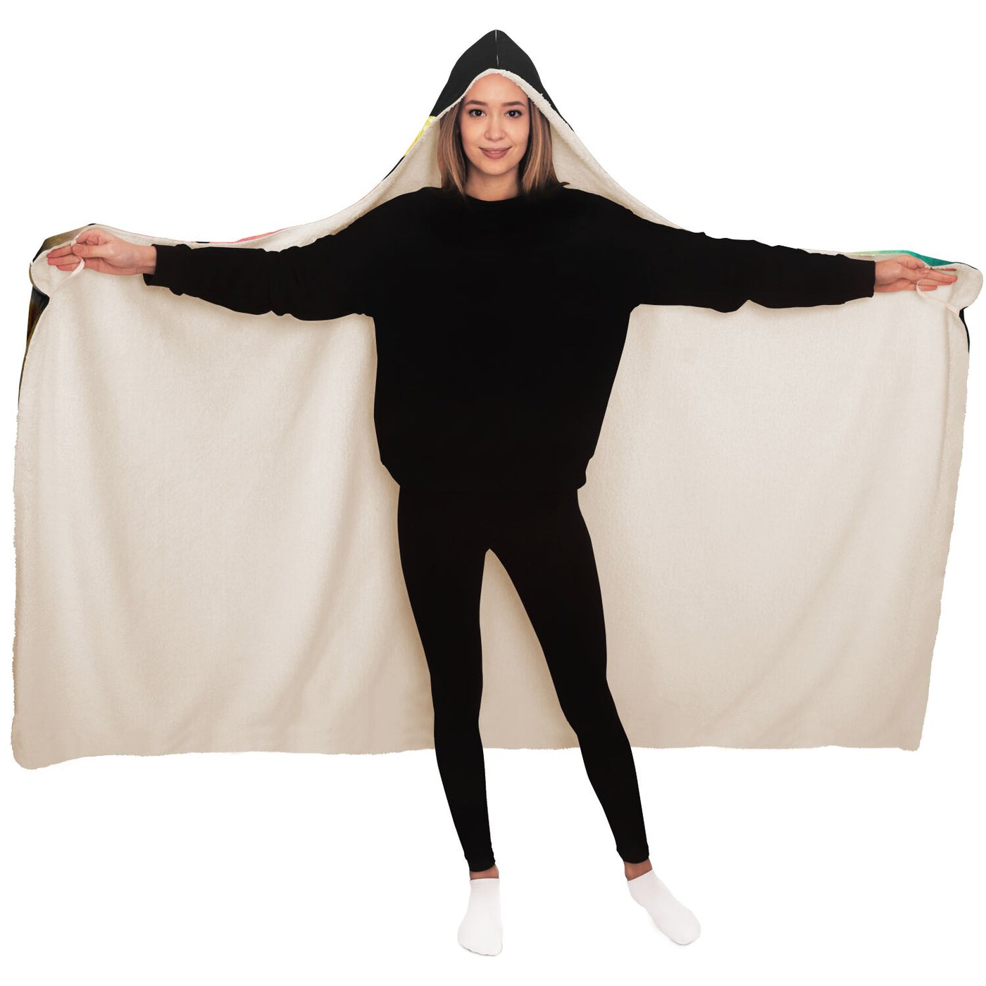 Black fantasy 1 Hooded Blanket-Frontside-Design_Template copy