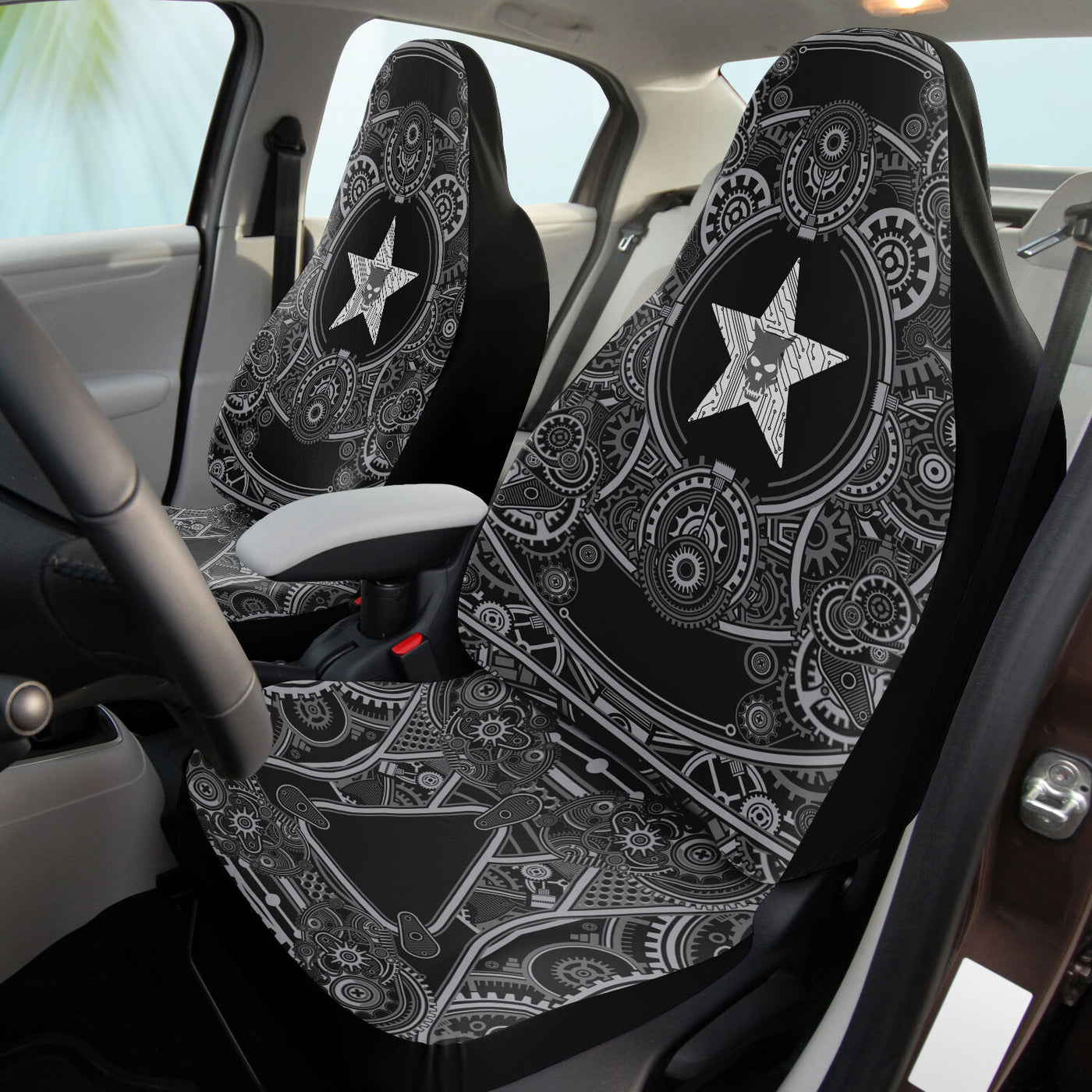 Black Steampunk 1 | Car Seat Covers