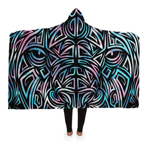 Black lion Hooded Blanket-Frontside-Design_Template copy