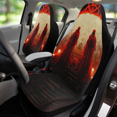 Rosy Brown Bishops Of Hell Gothic | Car Seat Covers